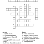 History Of Candy Cane Crossword   Wordmint Intended For Christmas Candy Shape Crossword