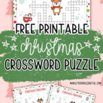 Holiday Crossword For Kids: Free Printable With Answer Key Inside Christmas Party Crossword Puzzle