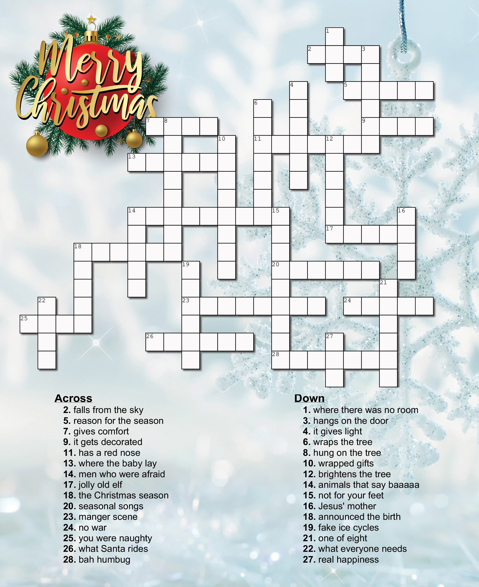 holiday crossword puzzle etsy uk pertaining to hard christmas crossword puzzle Holiday Crossword Puzzle - Etsy Uk pertaining to Hard Christmas Crossword Puzzle