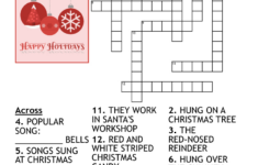 Holiday Crossword Puzzle – Wordmint inside Crossword Puzzle Christmas Card