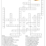 Holiday Foods Crossword Inside Christmas Baked Treat Crossword