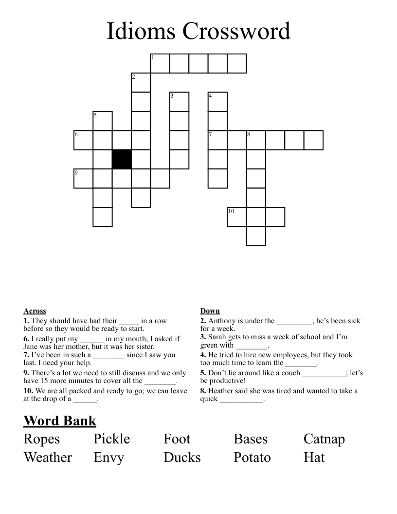 idioms crossword wordmint with christmas idioms crossword puzzle Idioms Crossword - Wordmint with Christmas Idioms Crossword Puzzle