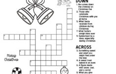Jolly Crossword • Beeloo Printable Crafts And Activities For Kids inside Christmas Baked Treat Crossword