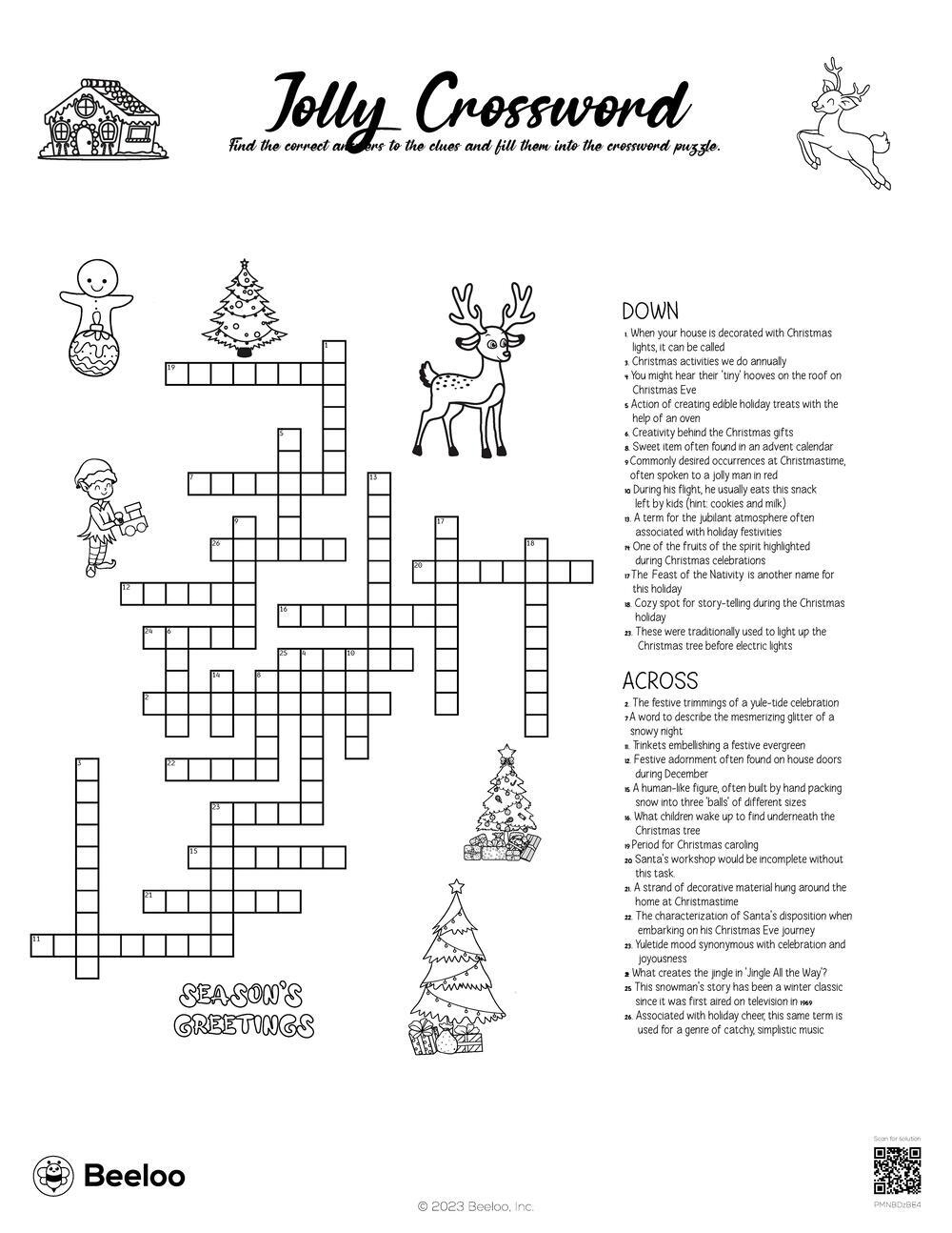jolly crossword beeloo printable crafts and activities for kids within material for christmas tree snow crossword clue Jolly Crossword • Beeloo Printable Crafts And Activities For Kids within Material For Christmas Tree Snow Crossword Clue