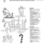 Jolly Crossword Puzzle • Beeloo Printable Crafts And Activities Throughout Christmas Baked Goods Crossword Clue