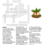 Kids Christmas Crossword   Wordmint Pertaining To Easter Or Passover But Not Christmas Crossword