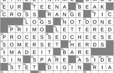 La Times Crossword 6 Dec 25, Saturday – Laxcrossword within The 12 Days Of Christmas Musicians Crossword