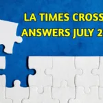 La Times Crossword Answers 7/29/25 Within Christmas Pageant Headwear Crossword