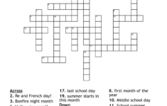 Les Jours Et Mois Crossword – Wordmint regarding 12 Days Of Christmas Musician Crossword