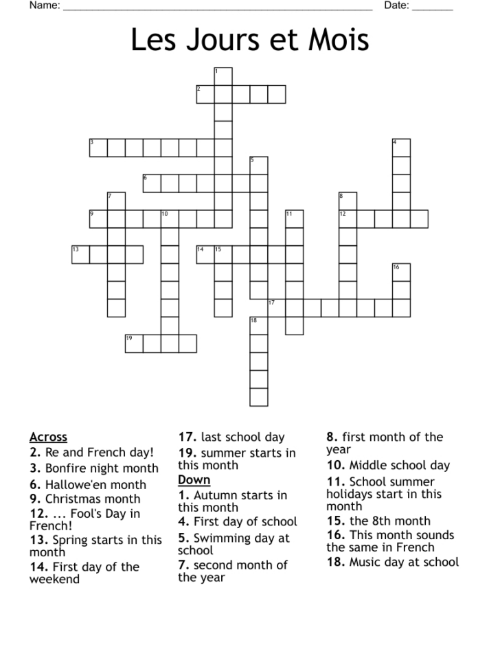 12 Days of Christmas Musician Crossword