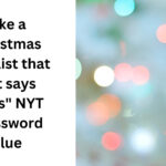 Like A Christmas Wish List That Just Says "Toys" Nyt Crossword With Like A Christmas Wish List Crossword Clue