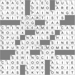 Many Christmas Trees Crossword Clue Archives   Laxcrossword With Many Christmas Trees Crossword Clue