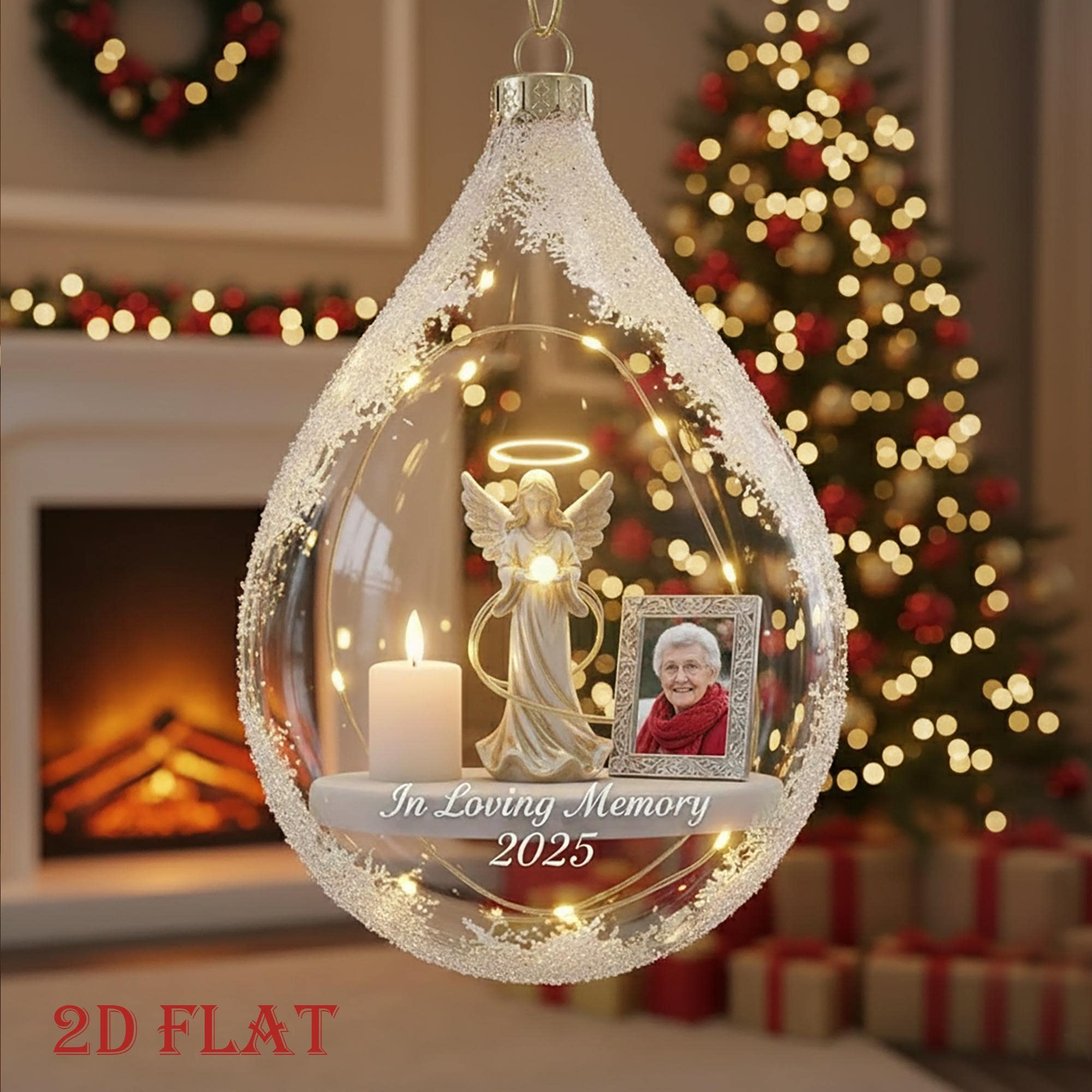 Memorial Christmas Light - Etsy inside Not The Brightest Bulb On The Christmas Tree Crossword