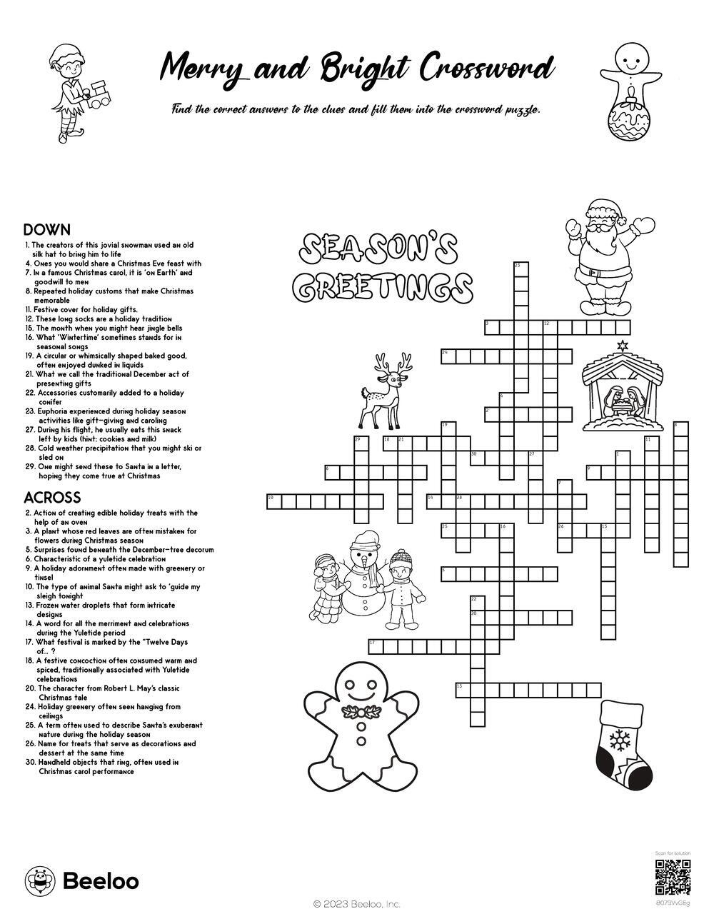 merry and bright crossword beeloo printable crafts and regarding traditional christmas dessert crossword Merry And Bright Crossword • Beeloo Printable Crafts And regarding Traditional Christmas Dessert Crossword