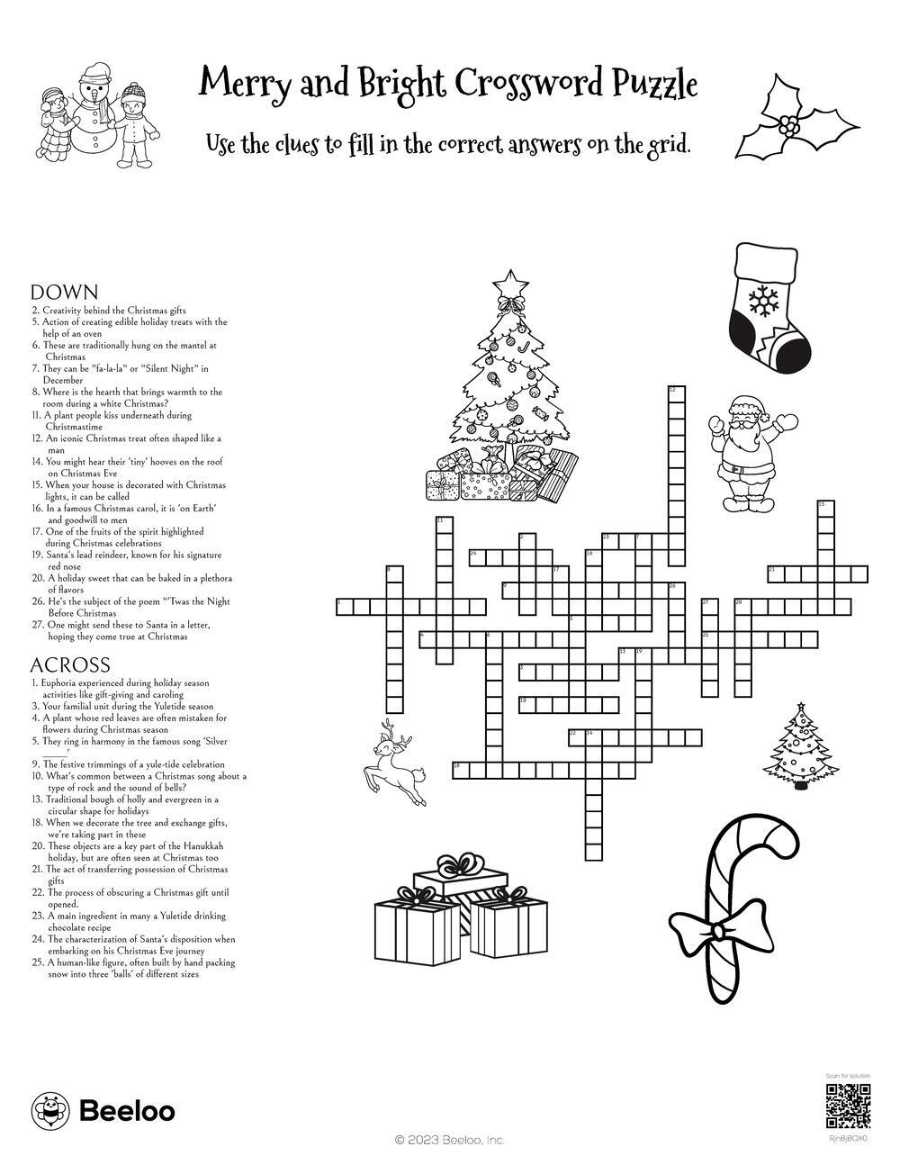 merry and bright crossword puzzle beeloo printable crafts and in popular christmas house plant crossword Merry And Bright Crossword Puzzle • Beeloo Printable Crafts And in Popular Christmas House Plant Crossword