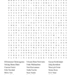 Merry Christmas" Around The World Word Search   Wordmint Intended For Christmas Around The World Crossword Puzzle