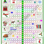 Merry Christmas :Crossword   Esl Worksheetspied D Aignel With Merry Christmas Crossword Puzzle Answer Key