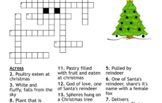 Merry Christmas Crossword Puzzle – Wordmint for Christmas Crossword Clue 5 Letters