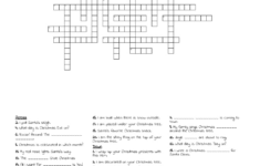 Merry Christmas Crossword Puzzle – Wordmint inside Christmas Crossword With Answer Key