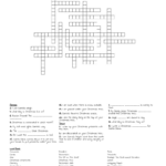 Merry Christmas Crossword Puzzle   Wordmint Intended For A Merry Christmas Crossword