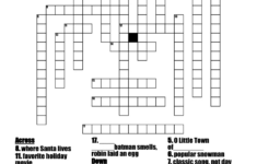 Merry Christmas! Crossword – Wordmint for Christmas Song Crossword Puzzle Answers