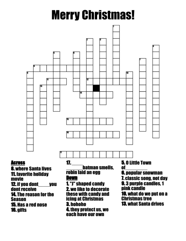 Christmas Season Song Crossword Clue Christmas Season Song Crossword Clue