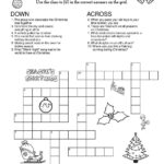 Merry Crossword Puzzle • Beeloo Printable Crafts And Activities Intended For Decorates As A Christmas Tree Crossword