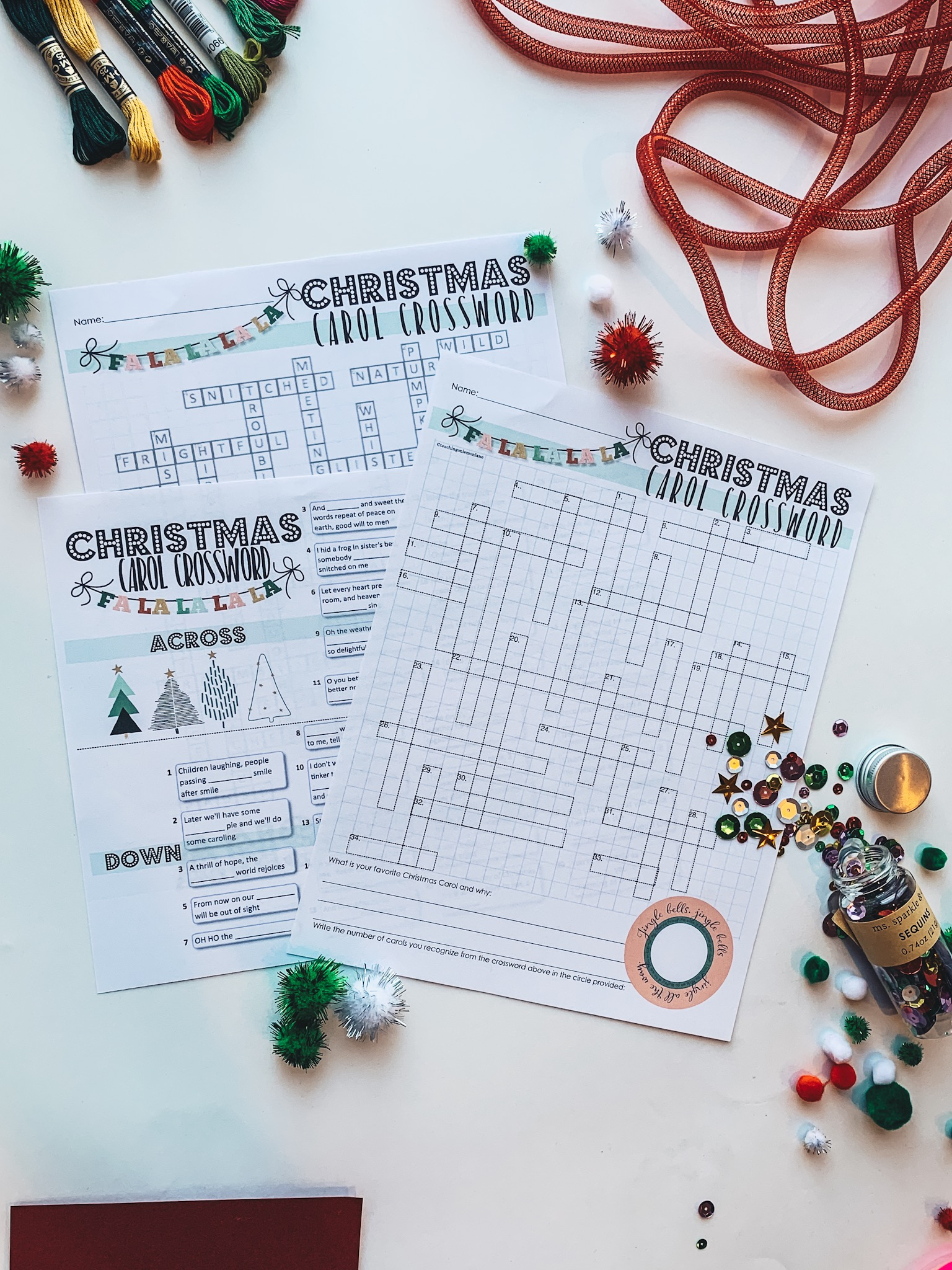 my favorite classroom activities for the holidays and new years for a christmas carol mega crossword My Favorite Classroom Activities For The Holidays And New Years for A Christmas Carol Mega Crossword