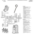 Nativity Crossword Puzzle • Beeloo Printable Crafts And Activities In Christmas Story Crossword Puzzle