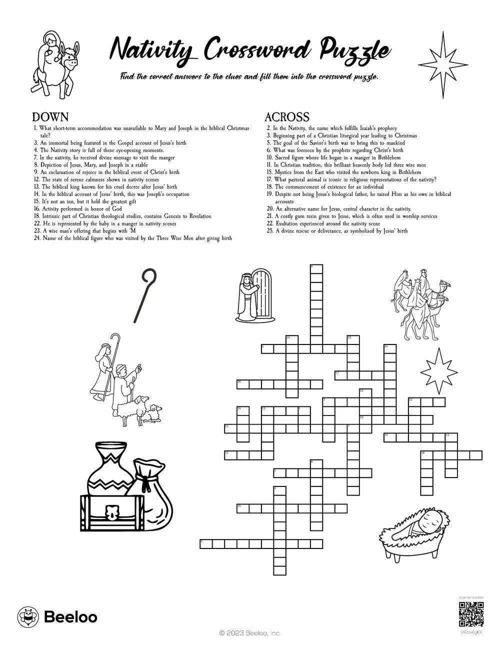 nativity crossword puzzle beeloo printable crafts and activities intended for christmas nativity display crossword Nativity Crossword Puzzle • Beeloo Printable Crafts And Activities intended for Christmas Nativity Display Crossword