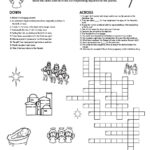 Nativity Themed Crossword Puzzles • Beeloo Printable Crafts And With Christian Christmas Crossword Puzzle Printable
