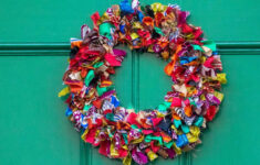One Of Scotland'S Most Festive Streets Dressed Up With Amazing inside Christmas Wreath Material Crossword