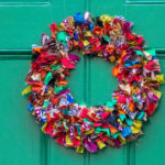 One Of Scotland'S Most Festive Streets Dressed Up With Amazing With Regard To Christmas Wreath Material Daily Crossword