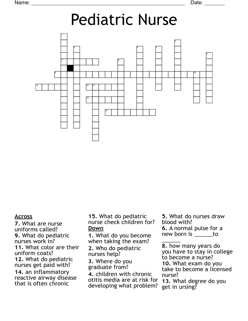 pediatric nurse crossword wordmint inside nurse born on christmas day crossword Pediatric Nurse Crossword - Wordmint inside Nurse Born on Christmas Day Crossword