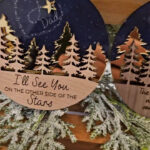 Personalized Memorial Ornament, Remembrance Ornament, Sympathy Ornament,  Sympathy Gift, Memorial Ornament, The Sky Looks Different Ornament Regarding Not The Brightest Bulb On The Christmas Tree Crossword