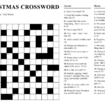 Potd: Christmas Crossword! : R/Crosswords Pertaining To Christmas Cheer Crossword Clue