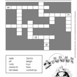 Printable Christmas Crossword Puzzle   A To Z Teacher Stuff Within Christmas Crossword With Word Bank
