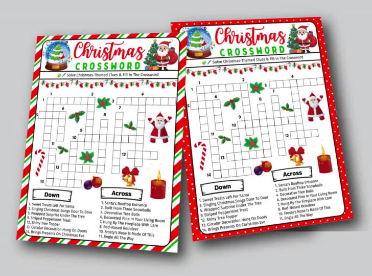 It Might Get Decorated at Christmas Crossword It Might Get Decorated at Christmas Crossword