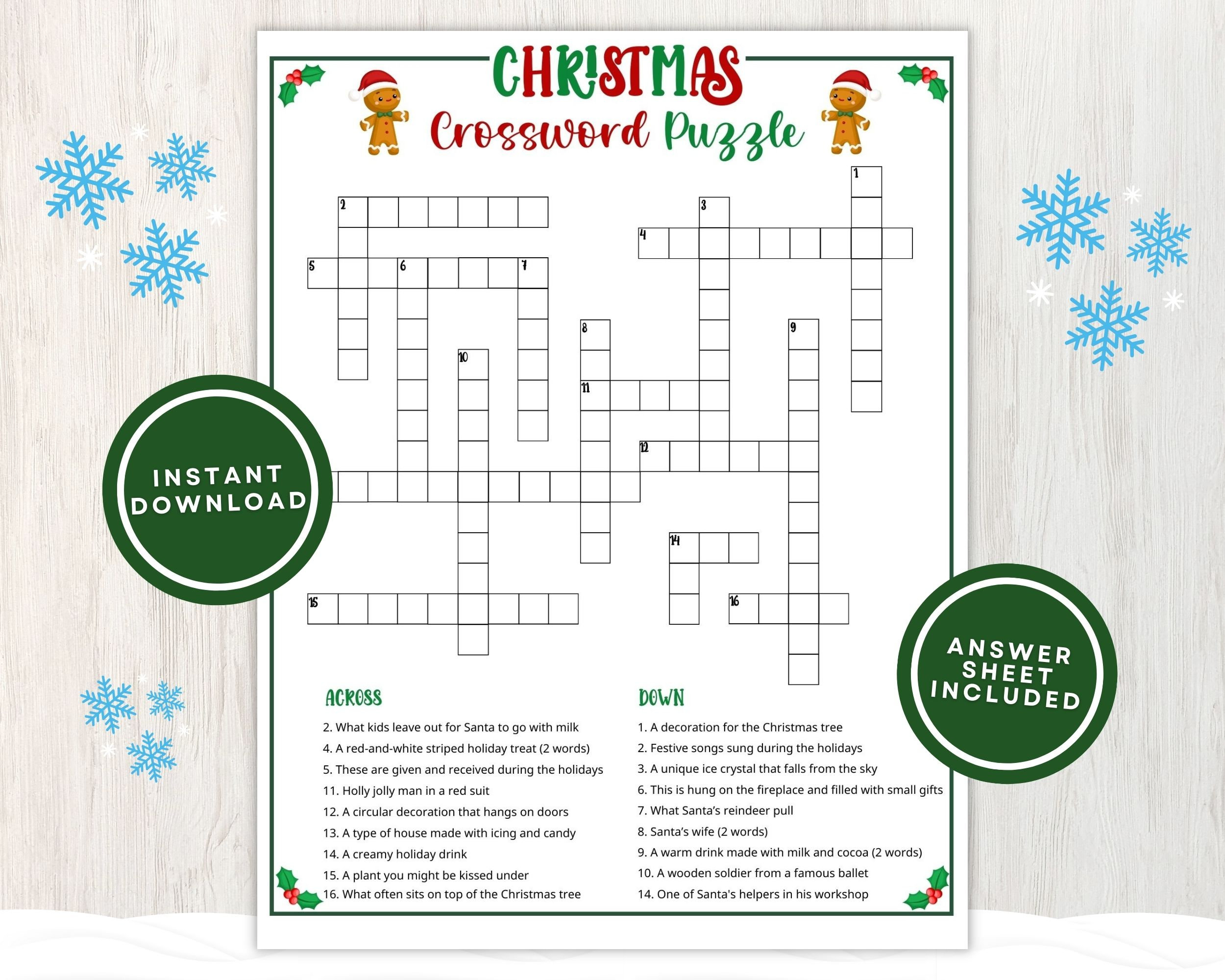 printable christmas crossword puzzle for kids and adults fun with regard to storage area for christmas toys crossword Printable Christmas Crossword Puzzle For Kids And Adults, Fun with regard to Storage Area For Christmas Toys Crossword