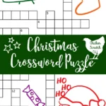 Printable Christmas Crossword Puzzle With Key Pertaining To Christmas Hanging Crossword Clue