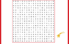 Religious Christmas Word Search inside Catholic Christmas Crossword Puzzle to Print