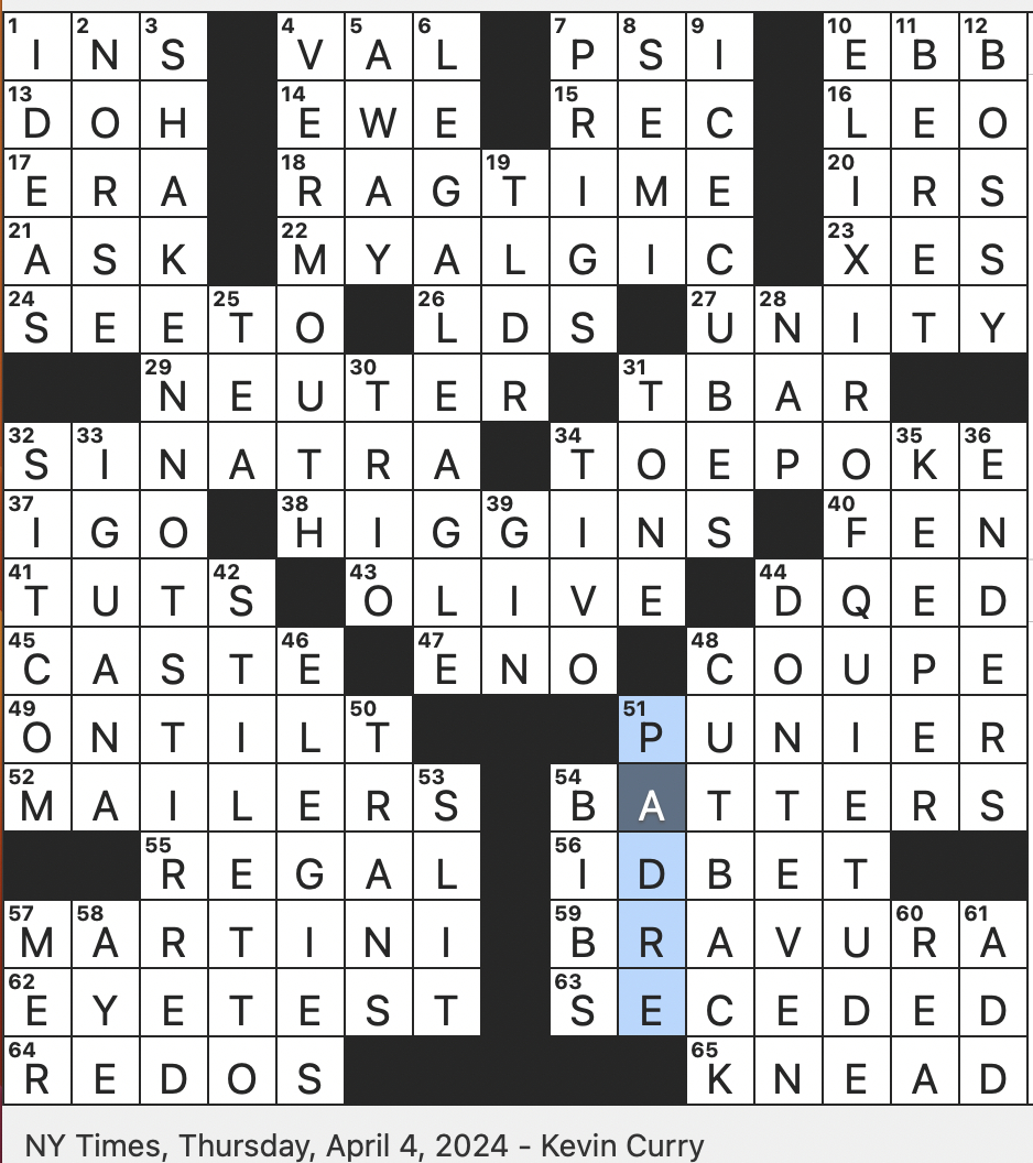 Rex Parker Does The Nyt Crossword Puzzle: Chuckwalla Relative within Felt in the Christmas Spirit Nyt Crossword