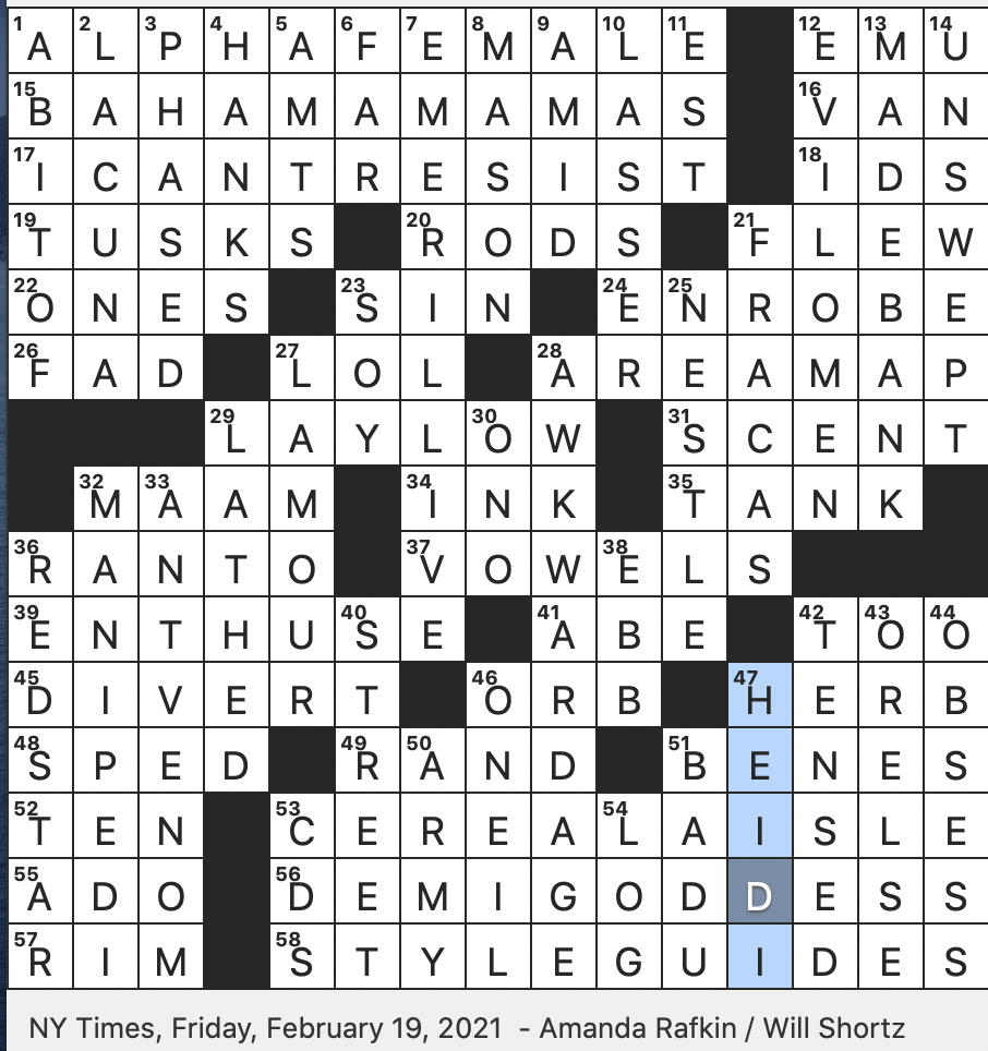 rex parker does the nyt crossword puzzle complete set in musical within masked mimes associated with christmas crossword clue Rex Parker Does The Nyt Crossword Puzzle: Complete Set In Musical within Masked Mimes Associated with Christmas Crossword Clue