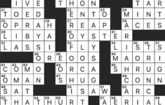 Rex Parker Does The Nyt Crossword Puzzle: Crushed-Ice Dessert With with regard to Last Christmas Pop Duo Nyt Crossword Clue