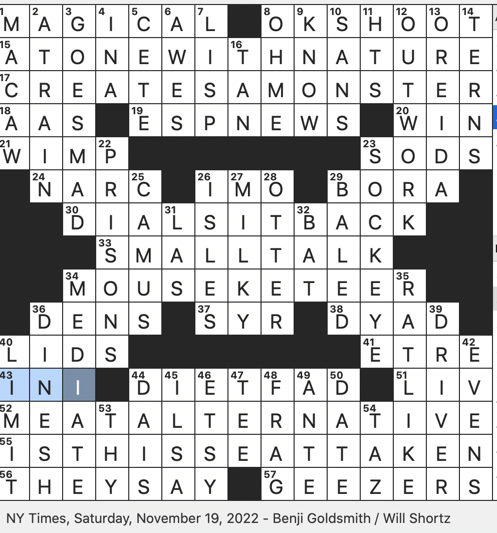 Rex Parker Does The Nyt Crossword Puzzle: Grenade In Gaming Lingo intended for Like Santa After Christmas Presumably Nyt Crossword