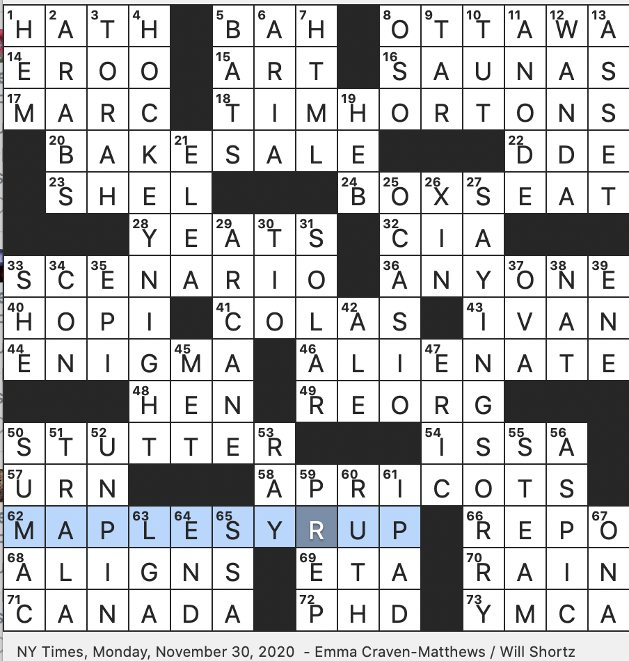 Rex Parker Does The Nyt Crossword Puzzle: Leafs-Watching Time with regard to Orange Stutter at Christmas Crossword Clue