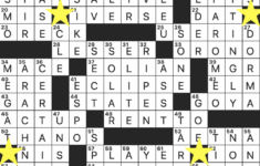 Rex Parker Does The Nyt Crossword Puzzle: Puccini Aria Popularized for A Christmas Or Meteor Display Crossword Clue