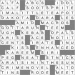 Rhyming Song That'S Acted Out Crossword Clue Archives Within The Christmas Song Composer Crossword Clue