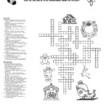Santa'S Crossword Puzzle • Beeloo Printable Crafts And Activities Intended For Plant In Many Christmas Song Crossword