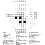 Secret Santa Hint Crossword   Wordmint Regarding Adjective With Christmas Crossword Clue